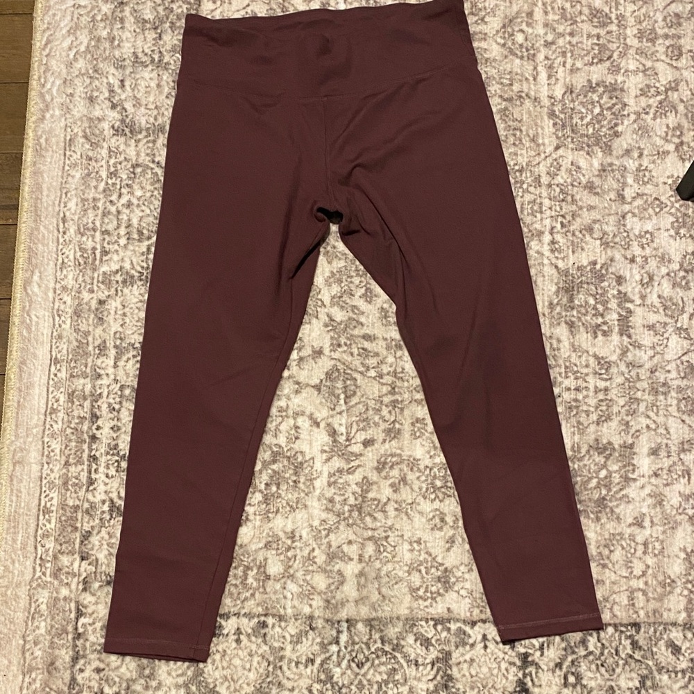 Jockey Women's Burgundy Leggings
